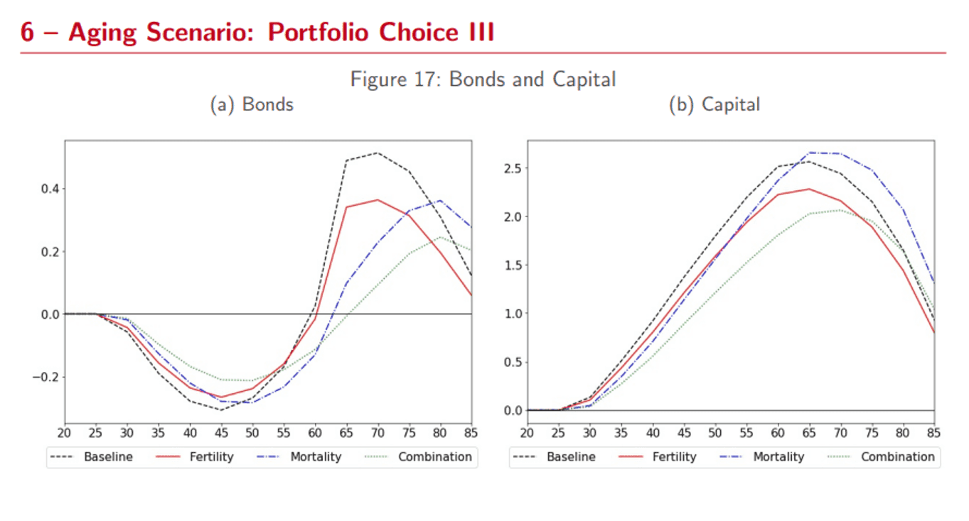 Demographic Impacts on Life Cycle Portfolios and Financial Market Structures