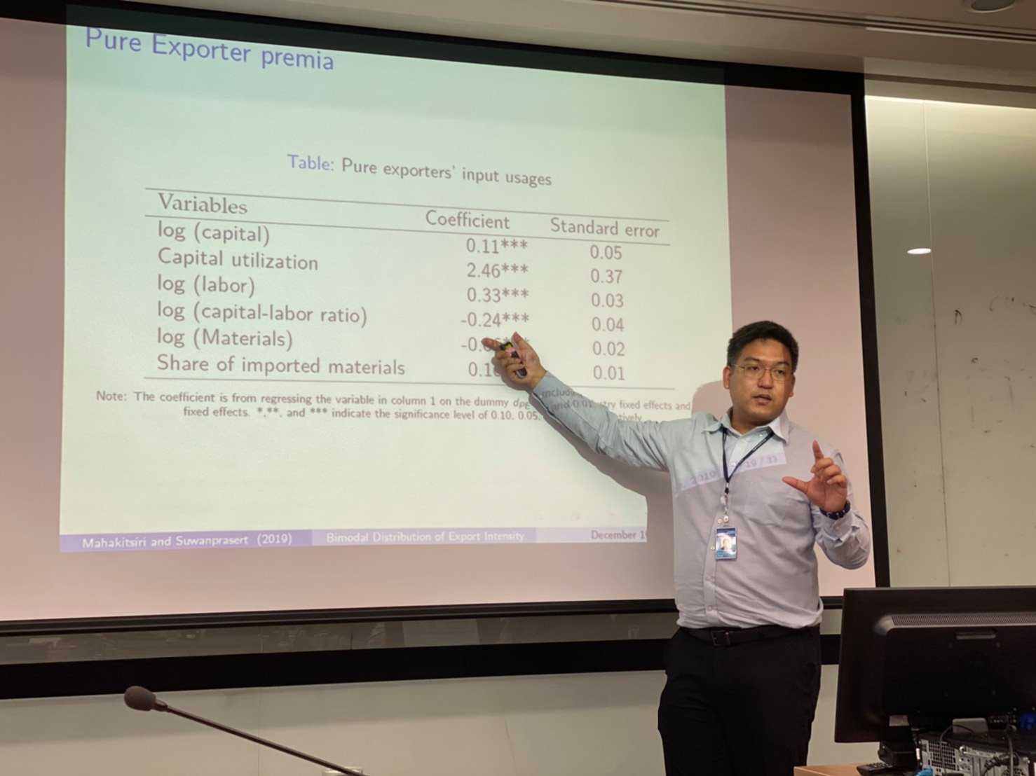 Understanding the Bimodality of the Distribution of Export Intensity in Thailand