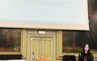 ดร.มุทิตา อริยะวุฒิกุล นำเสนอผลงานวิจัยเรื่อง “Economic Inequality and Informal Insurance among Rural Households: The Role of Household Transfer Networks”