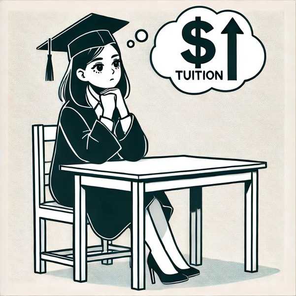ผลกระทบของการขึ้นค่าเล่าเรียนต่อการตัดสินใจเรียนมหาวิทยาลัย