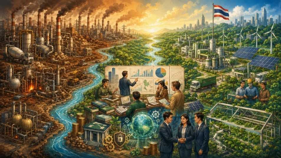ธุรกิจไทยบนเส้นทางสู่เศรษฐกิจคาร์บอนต่ำ: ความพร้อมและบทบาทของ Transition Finance